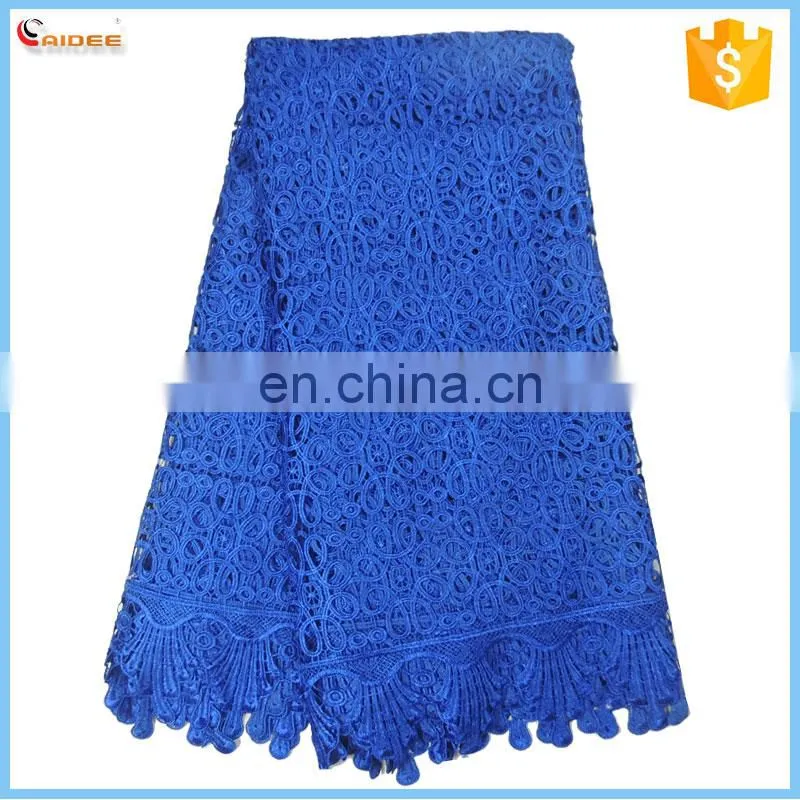 Newest high quality white guipure Lace Fabric for Clothing S15100560