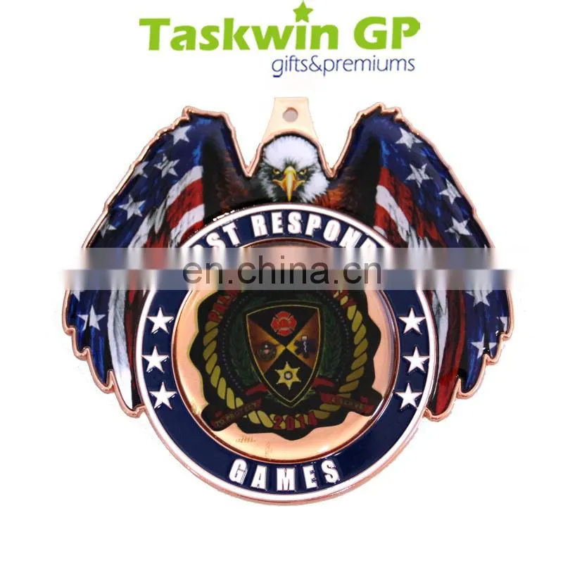 Made in China hot sale high quality cheap metal copper sports medal trophy /custom baseball metal medal for award