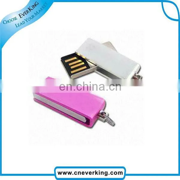 metal swivel usb stick logo print with colorful printing usb flash