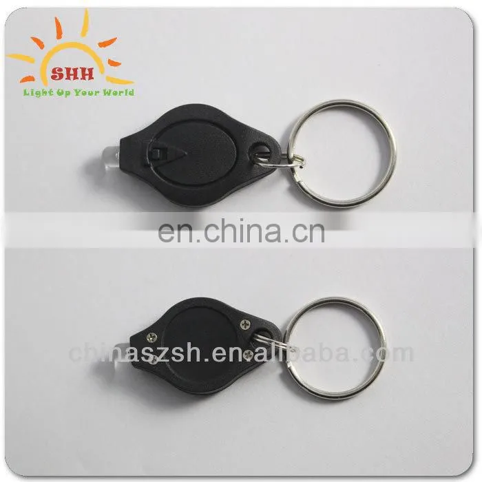 China manufacturer wholesale UV led light up keychain for party decoration and promotion gifts with factory price