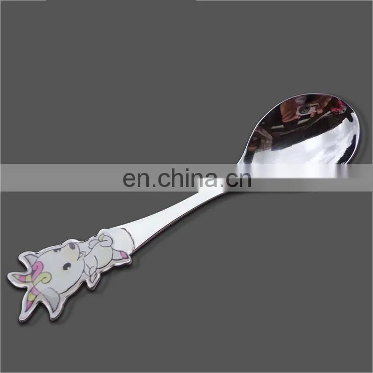 High quality baby bulk mini metal spoon