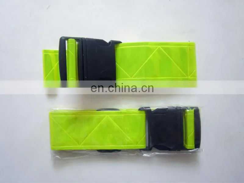 Reflex safety waist belt custom reflective belts waist safety belt
