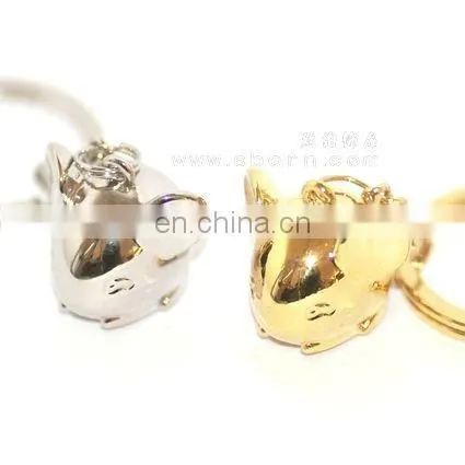 Whistle with star and moon shape couple keychain