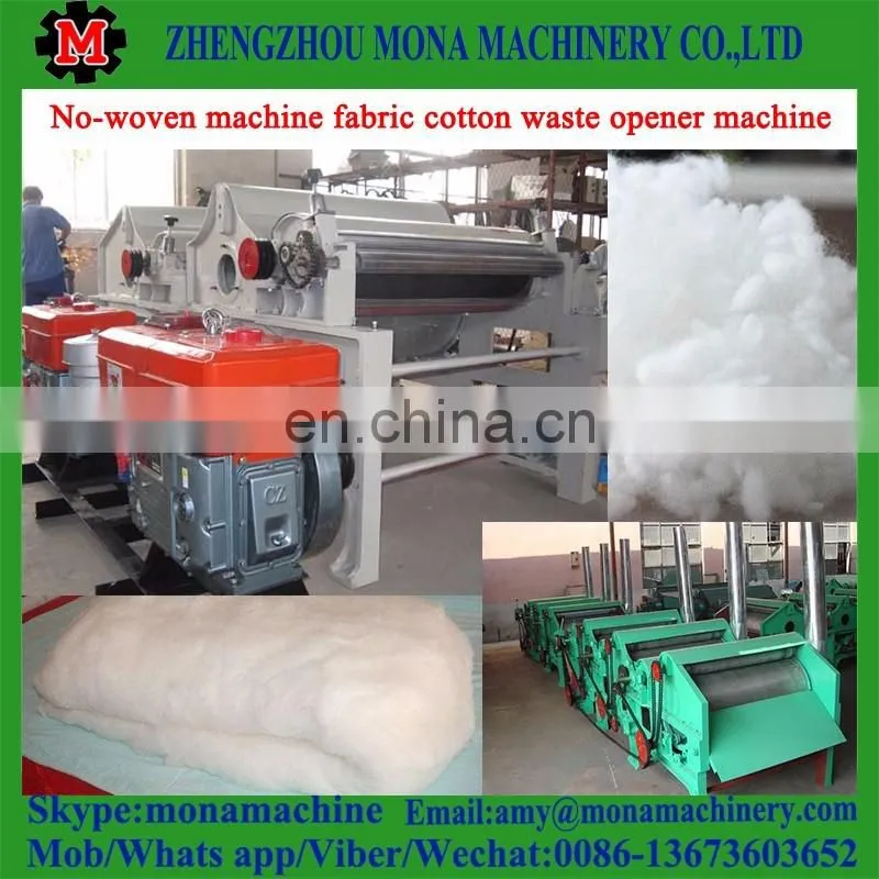 High output scutcher cotton opener fabric woolen opening machine for sale