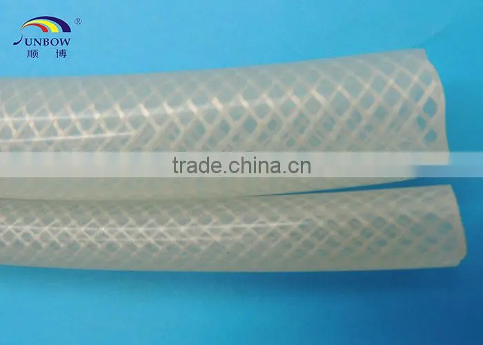 High Temperature High Voltage Resistant Food Grade Clear Silicone Braided Tube