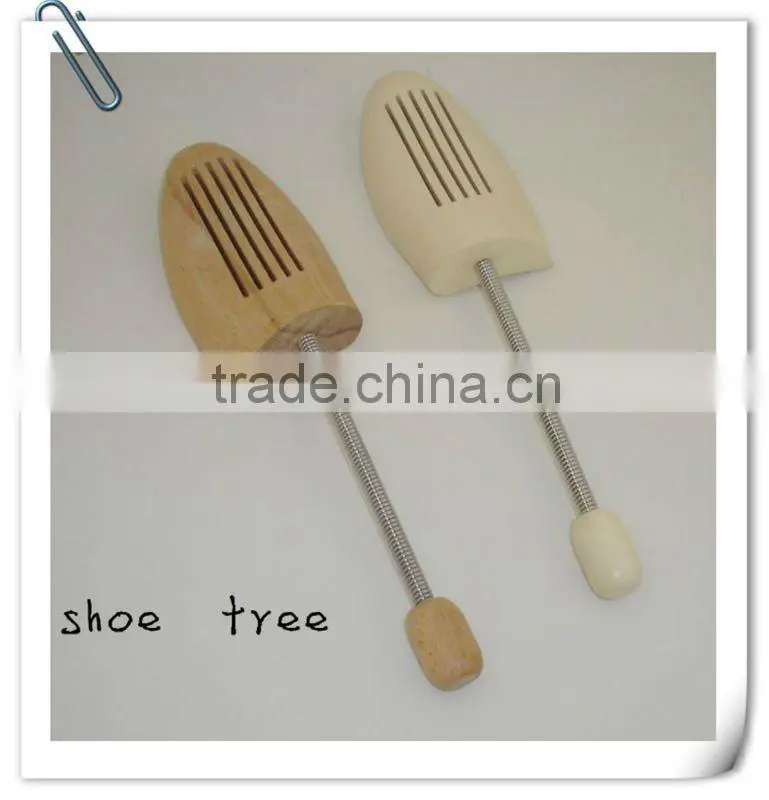 AT66 natural wood cheap shoe trees sale for store shoe tree