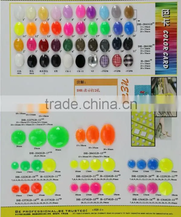 the newet fashion resin polyester sewing stones button