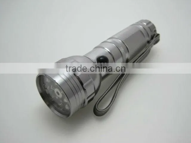 Aluminum 15+1 LED flashlight
