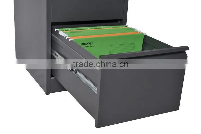 (DL-V2) 2 drawer metal legal size filing cabinet with 3-way slider