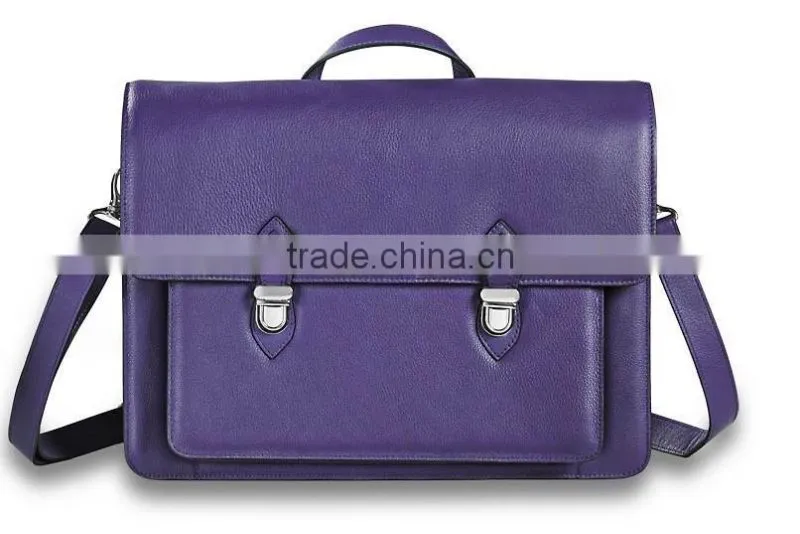 New design genuine pebble leather convertible backpack or crossbody messenger bag