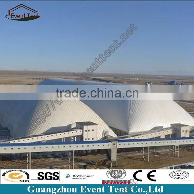 Used fire retardant PVC inflatable projection dome tent for amusement centers