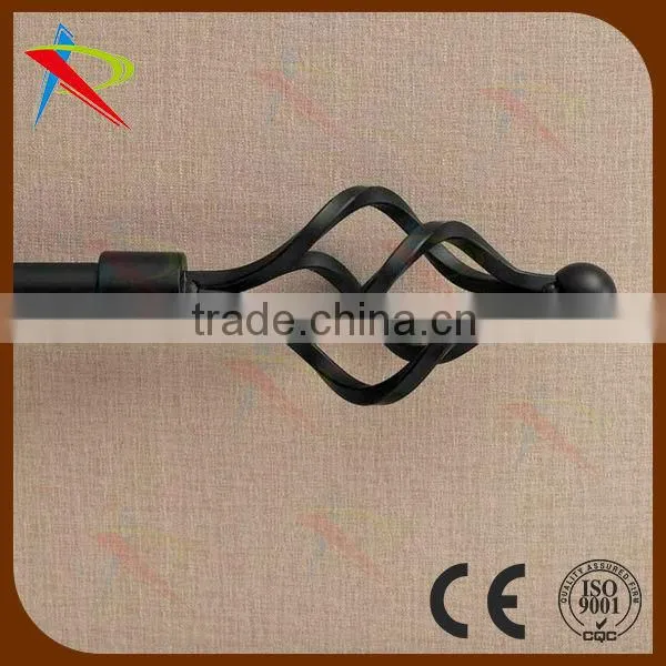 Unique classicsl blsck curtain pole for sale