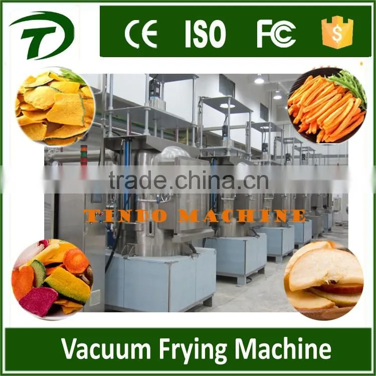 Automatic fruit and vegetable chips vacuum frying machine