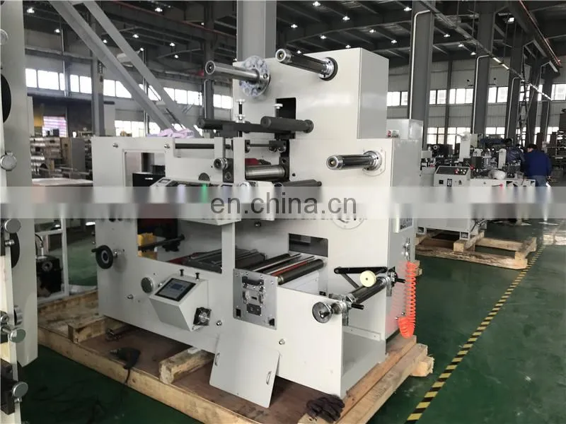 UTR320-1 Single Color Roll to Roll Automatic Paper PP Sticker Flexographic Printing Machine, Epoxy Label Flexo Press Printer
