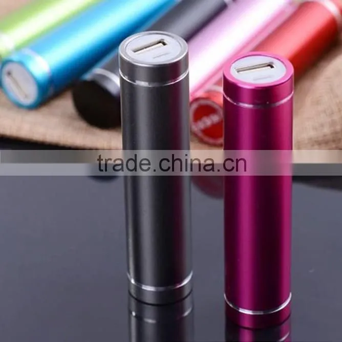 Custom 2600mah metal power bank charger