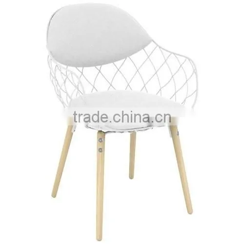 Replica Italian graceful Design wooden frame powder coated wire Jaime Hayon Pina Chair for living room