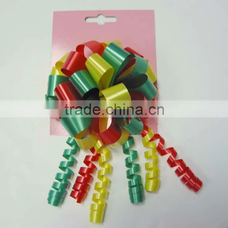 Holographic Ribbon, Loops Bow, Gift Ribbon, Pull Bow, made in China factory