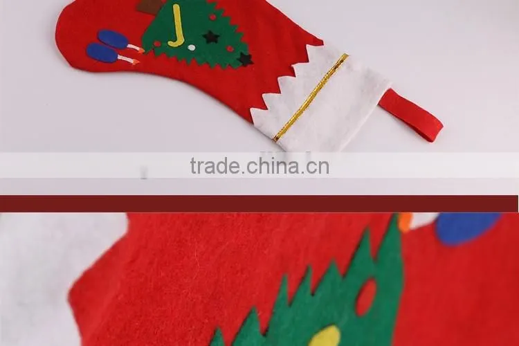 Promotion New Coming OEM Wholesales Christmas Stocking Felt Xmas Gift