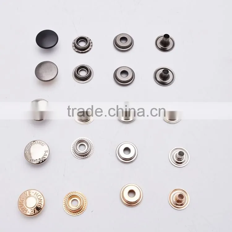 Button Designer Hidden Combined Four Parts Snap Button