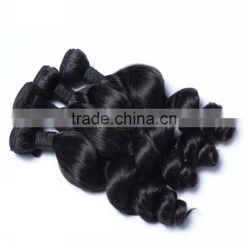 Short long human hair loose wave wavy human hair extensions bundles for black women