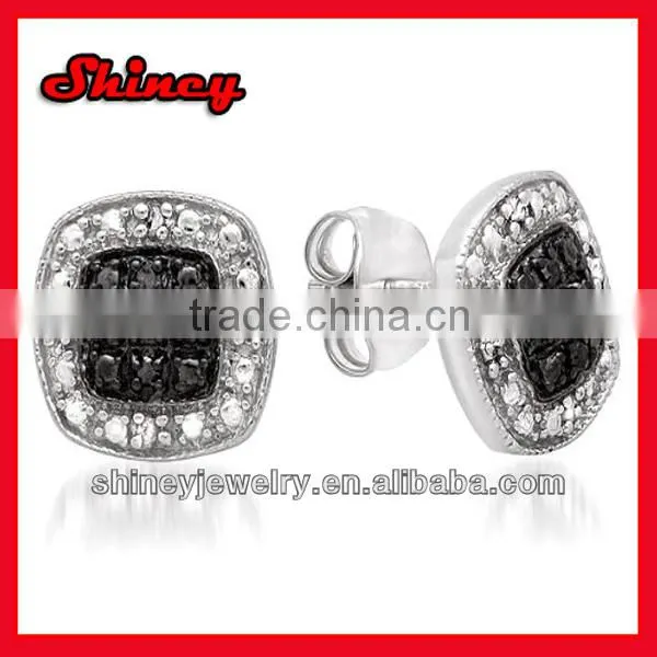 yiwu wholesale cheap jewelry crystal paved hook styled pearl earring