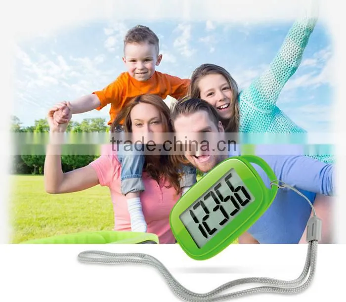2015 Best Simple Pedomete Step Counter Promotional Calorie Walking Meter DP-878