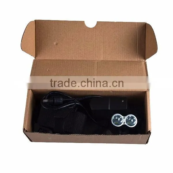 Adjustable Head Recharge Aluminum LED Bicycle Headlight