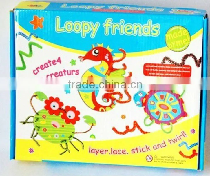 DIY Kids Carft Kit- Loopy friends