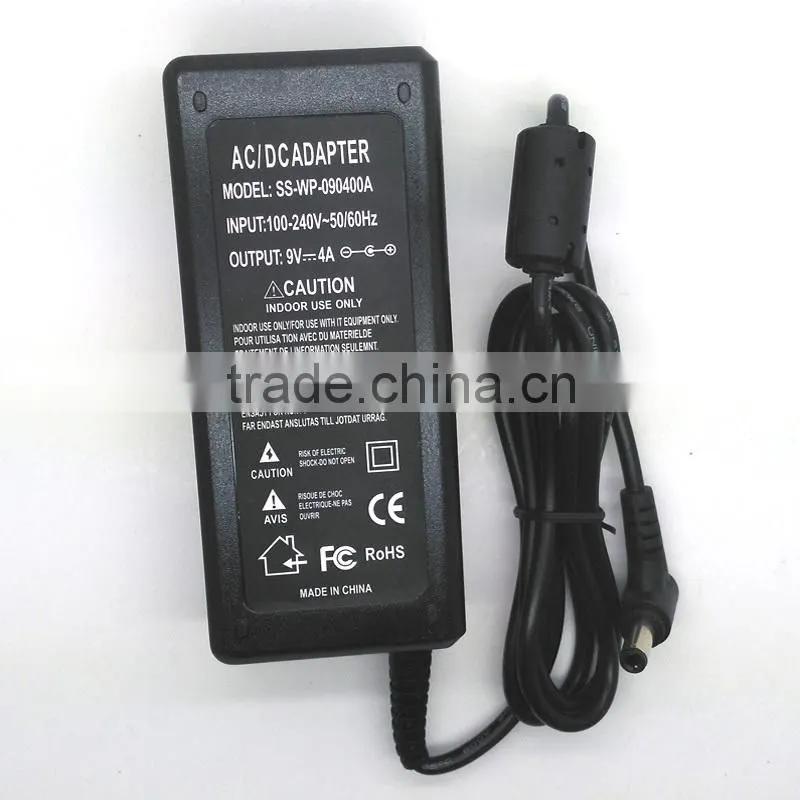For Verifone POS terminal Dual Comm EMV Reader Vx510 Vx520 Vx570 Vx610 ac switching power adapter supply DC 9.3V 9V 4A