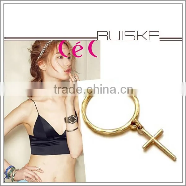 All Match Simple Design Cross Ring