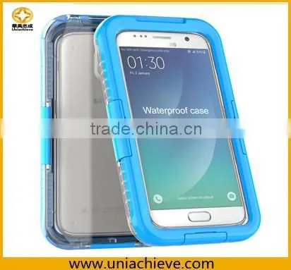 For Samsung S7 silicone case waterproof gray color
