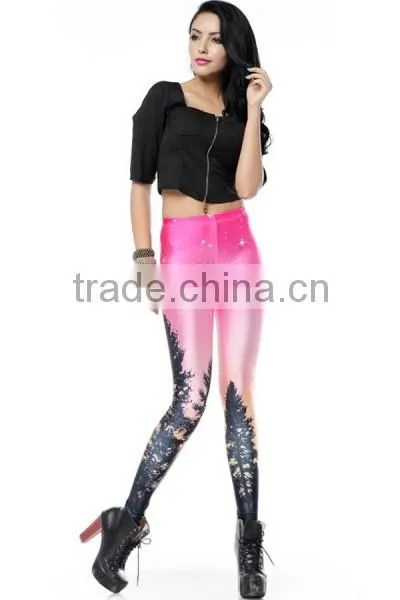 Hot sex custom sublimation print leggings for women