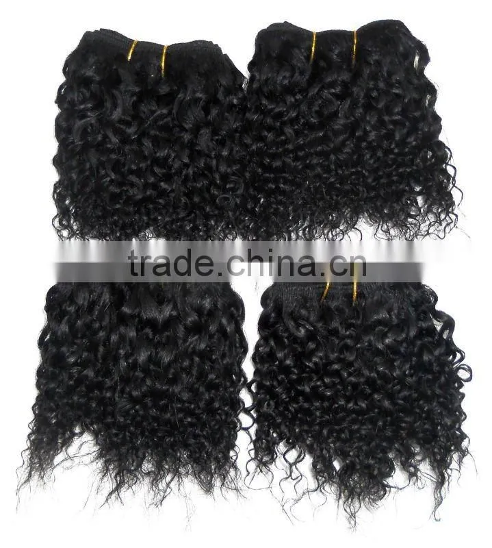 Afro kinky twisted Remy hair weave