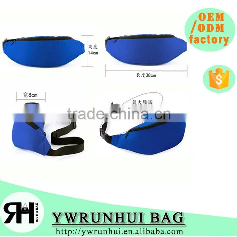 Simple Design Unisex Waist Pouch , Sports Waist Bag running bag
