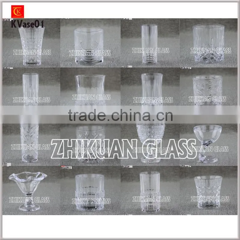 Hand Blown colored glass vase on alibaba china