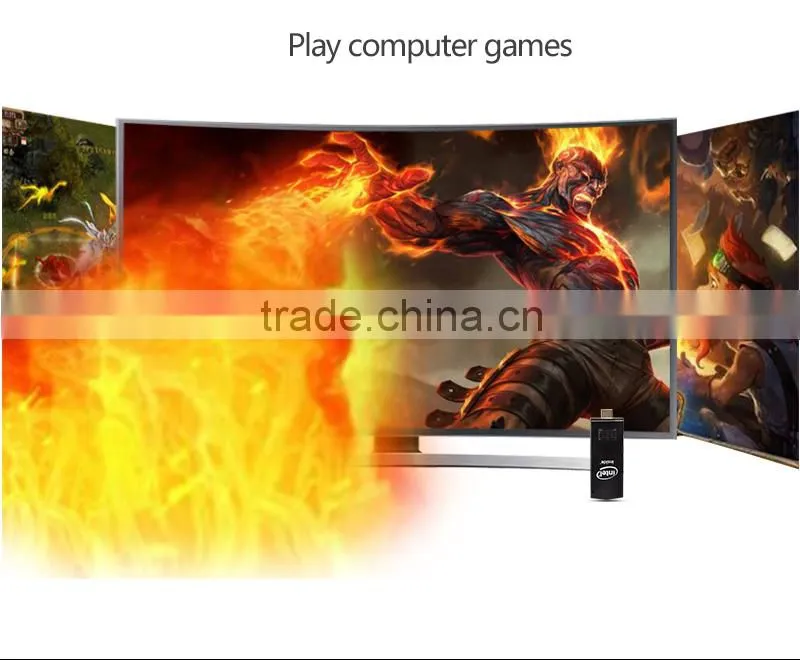 Wholesale vensmile W5 fire tv stick intel atom mini pc android tv stick 2GB+32GB quad core W5 mini pc W5 fire tv stick