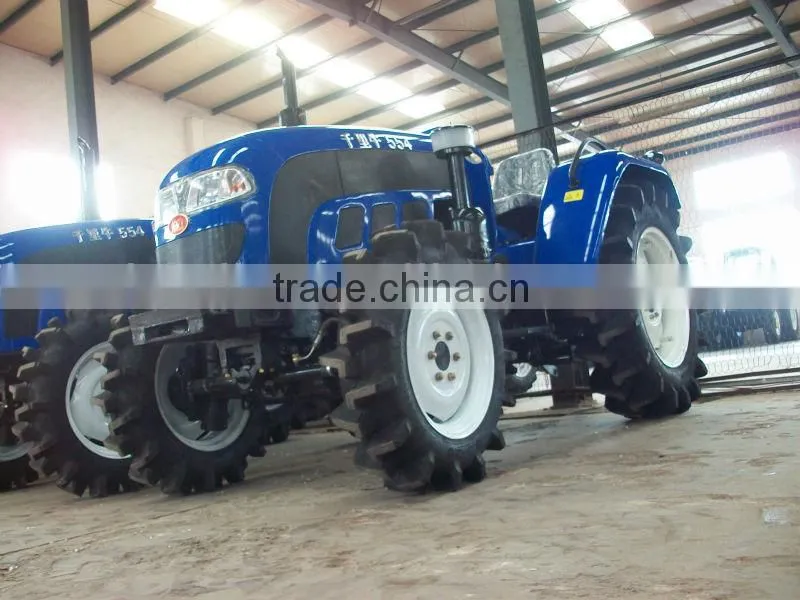 strong brake momentum QLN 55hp 4wd farm wheeled traktor(farm implements are available)
