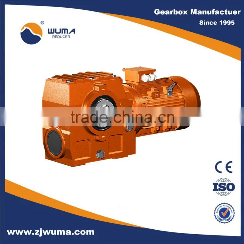 helical worm gear speed reducer