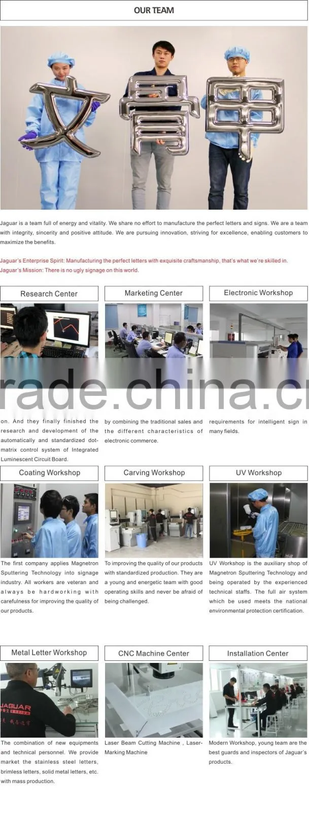 Most popular smart led multicolor signs with alibaba experss