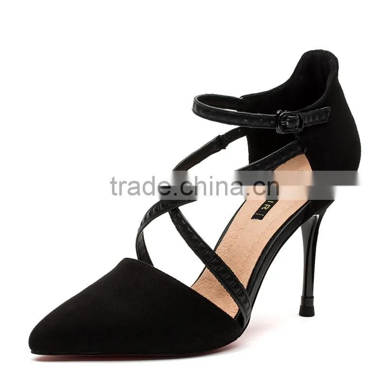 black sexy korean pencil dress high heel shoes