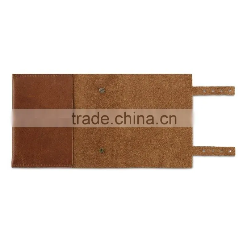 Factory Hot Sale High Quality New Brown Leather Earbud Holder Case