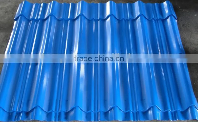 Antique roof tile, metal roofing panel