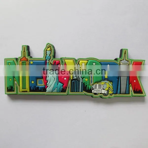 Silicone fridge magnet,PVC magent,New York magnet,Statue of Liberty magent
