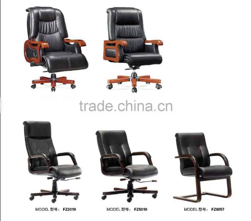 high end executive solid wood ergonomics office chair armrest factory sell directly FZ47