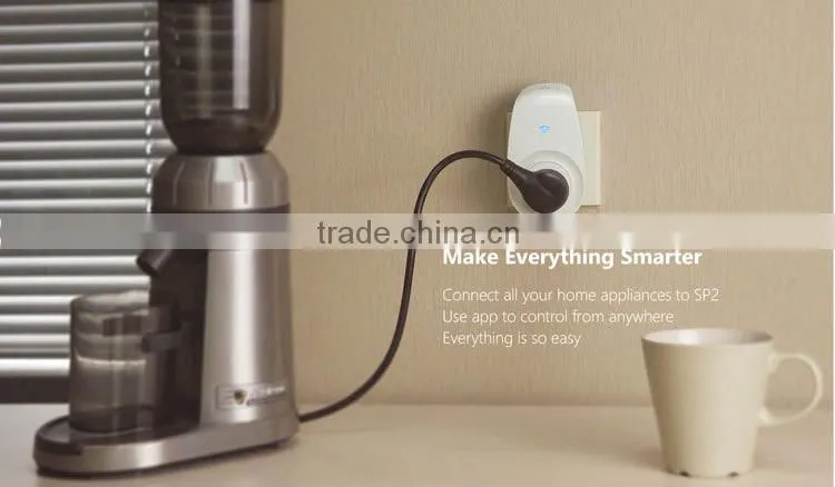 UK Standard SP2 Smart Socket Easy-use for smart home automation system IR controlled Wifi Plug