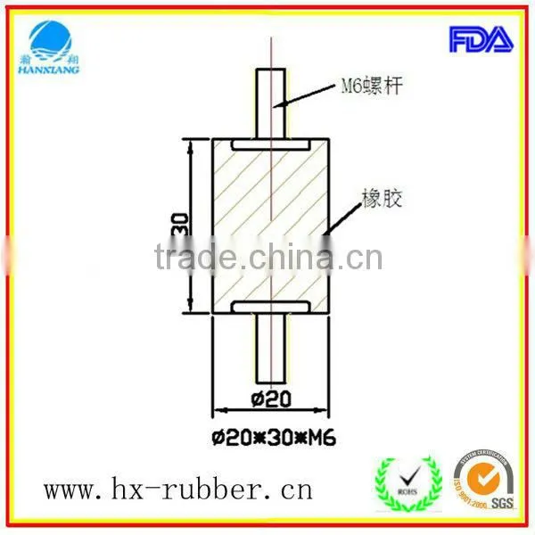 anti-slip household appliances rubber buffer/rubber feet