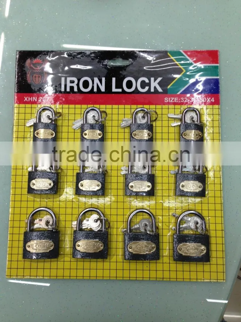 12pcs color iron padlock
