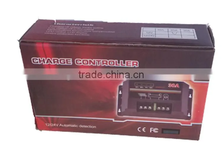 solar charge controller 12v/24v 40A with charge controller