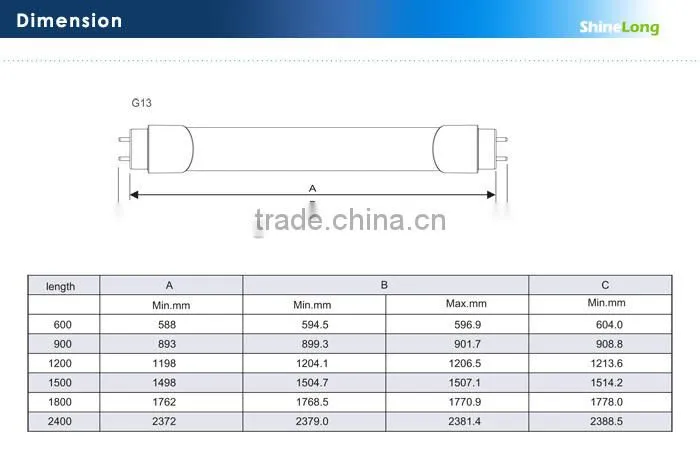VDE TUV 1500mm 30w T8 led tube 5 year warranty shenzhen led 3528