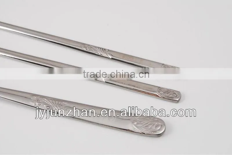 Stainless steel 410 Korean spoon with perfect polishing and nice design handle